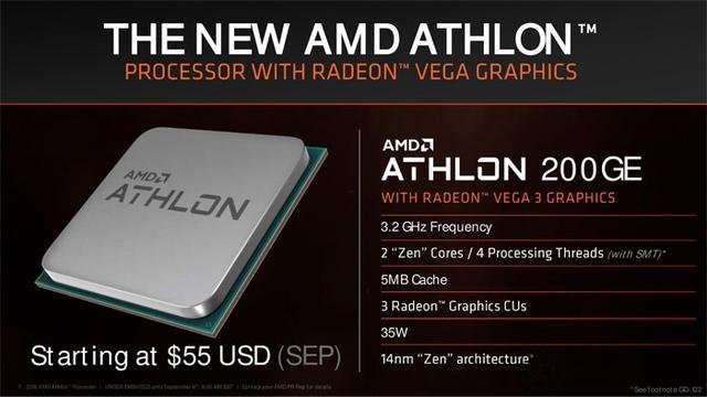 AMD速龍200GE性能對比測試評測：Intel奔騰對手駕到！