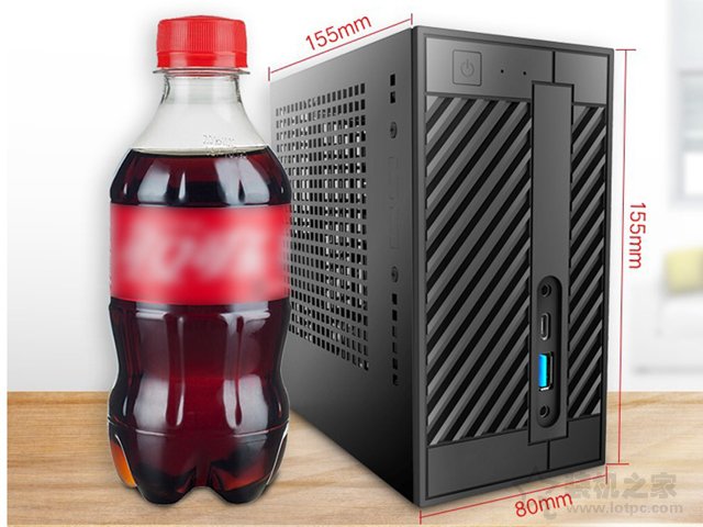 300毫升可樂瓶高度Mini主機！intel四核i3-8100超迷你主機配置推薦
