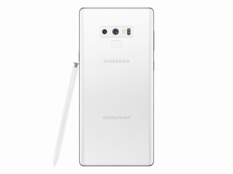 三星Note 9白色版渲染圖曝光:6.4英寸全視曲面屏，晶瑩無暇