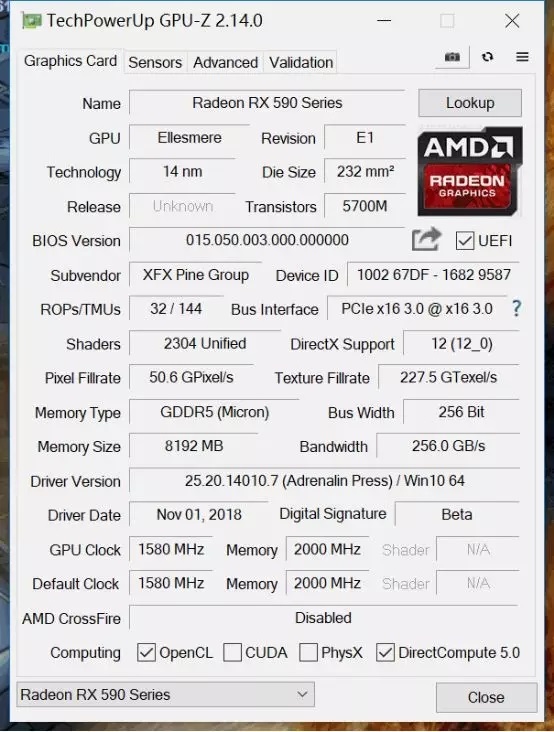 RX590怎么樣 AMD新一代RX590顯卡評(píng)測(cè)