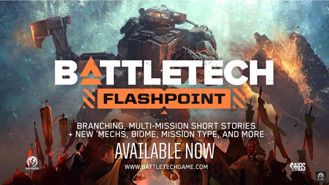 Paradox《暴戰(zhàn)機(jī)甲兵》首彈拓展包“Flashpoint”上線