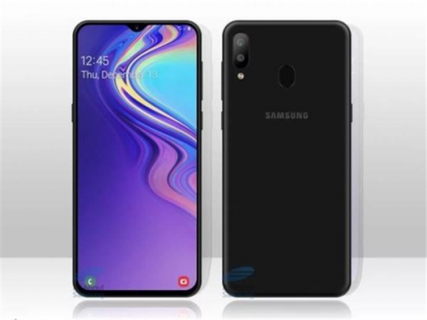 三星新機(jī)Galaxy M10曝光：采用6英寸水滴屏、豎排雙攝+背部指紋