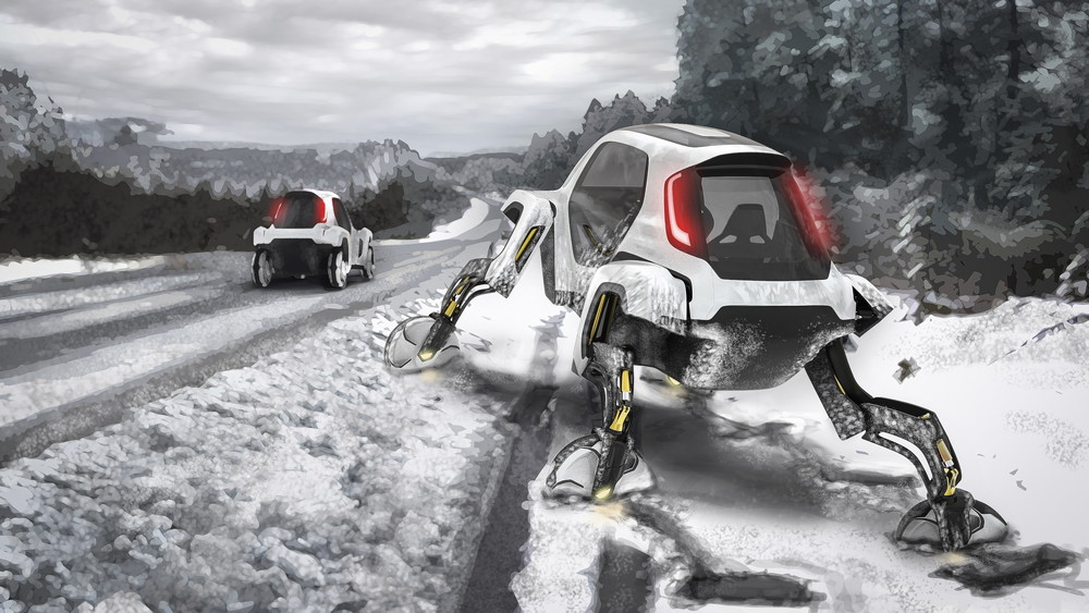 CES2019展現(xiàn)代汽車新型步行汽車驚艷亮相 不要飛就要會走的