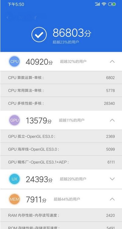 榮耀暢玩8A跑分多少？