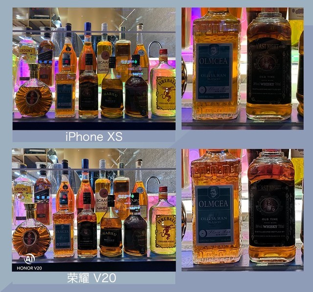 榮耀V20劍指果XS 4800萬雙攝夜拍占優(yōu)勢（審核不發(fā)） 