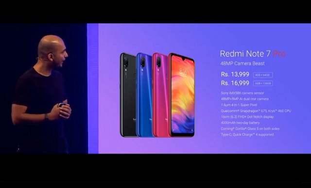 紅米Note7 Pro在印度正式發(fā)布 搭載索尼4800萬(wàn)攝像頭
