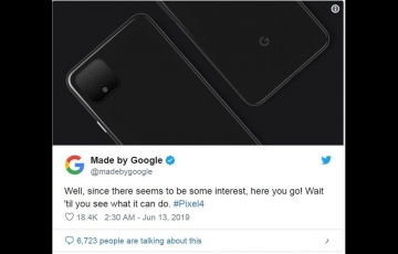 谷歌揭秘Pixel 4設(shè)計：確認(rèn)雙后置攝像頭，全玻璃背殼