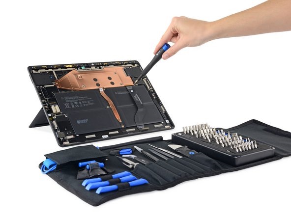 微軟Surface Pro X拆解，自己就能換硬盤 可維修性變得更好，