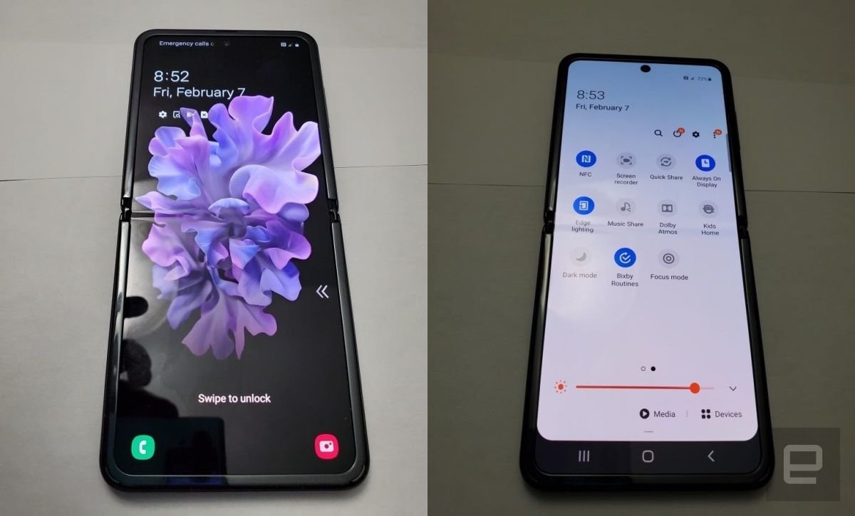三星Galaxy Z Flip折疊屏手機(jī)最新高清爆料圖