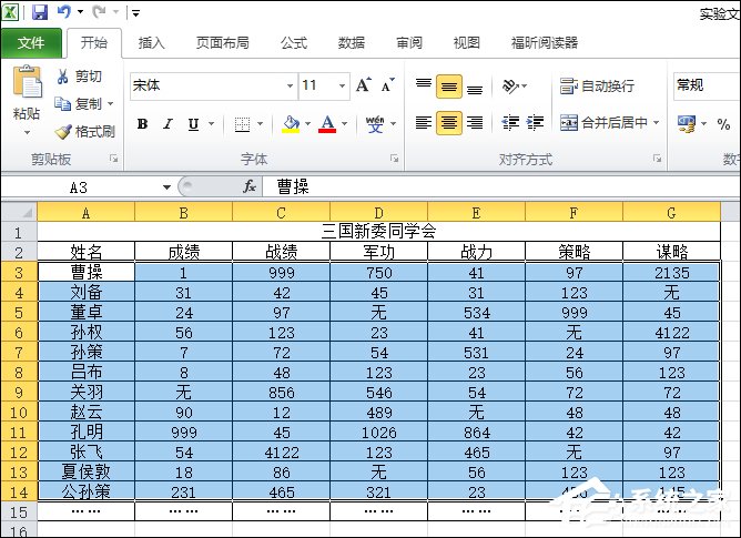 Excel表格如何隔行填充顏色？Excel表格底色隔行填充方法教程