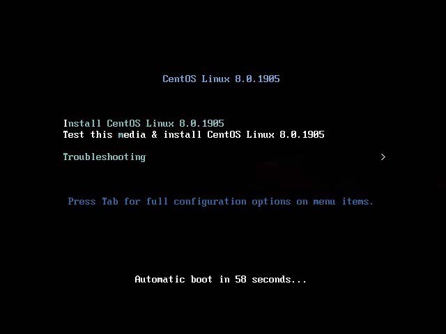 CentOS 8.0.1905 linux服務(wù)器系統(tǒng)安裝與配置圖解教程