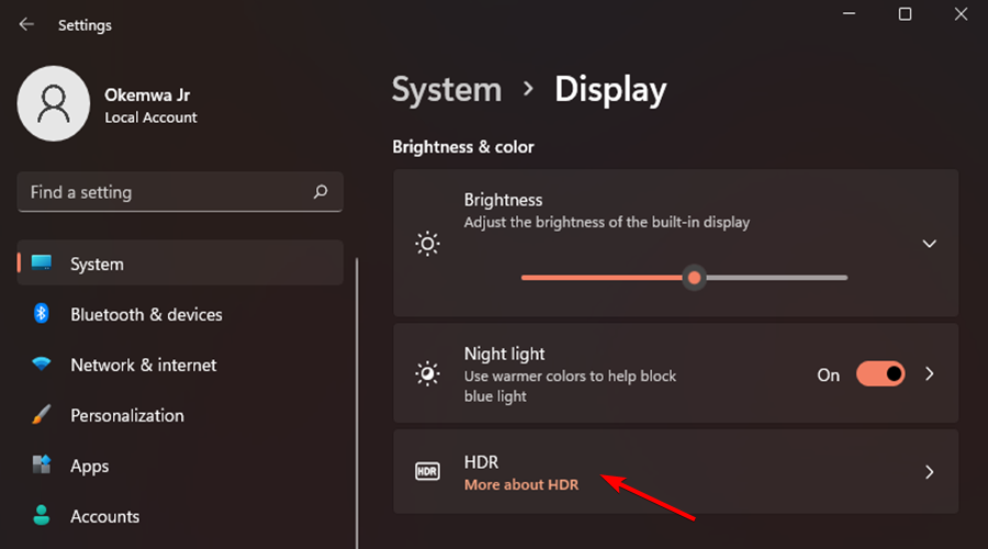 自動(dòng)HDR在Windows 11中不起作用