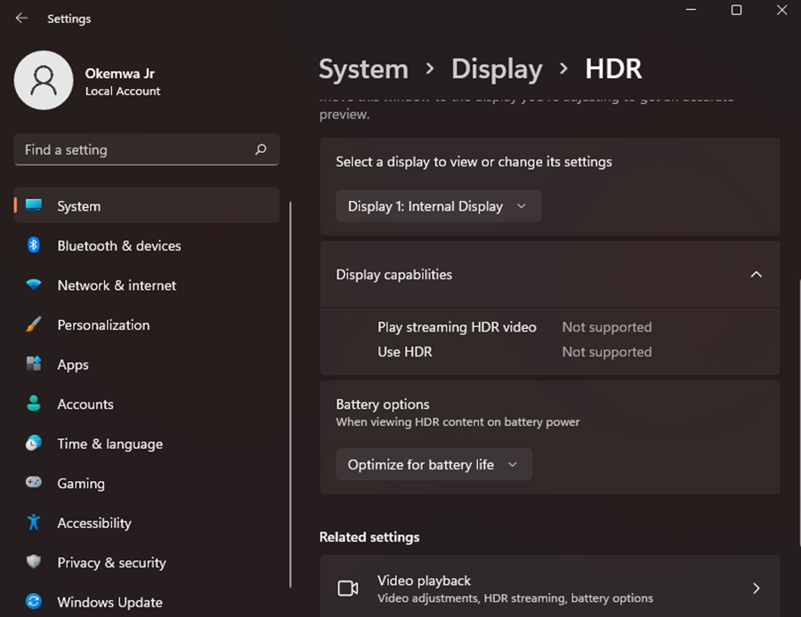 自動(dòng)HDR在Windows 11中不起作用